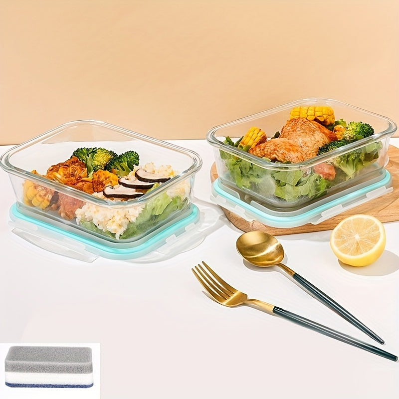 Essentials Pc Glass Storage Container Set with Snap Lock Lids - Watertight & Airtight Lids - Heat & Cold Resistant Glass - Microwave, Oven, Freeze & Dishwasher Safe - for Meal Prep & Baking