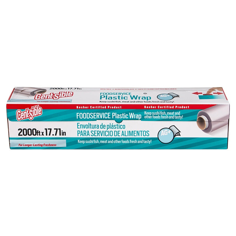 This Food Service Wrapping Paper Measures 24000 Inches by 17.71 Inches And Comes with a Sliding Cutter, Making It a Kitchen Must-Have for Use in Microwaves And Refrigerators. It Is a Flexible Cling Film Designed to Keep Food Fresh, Retain Moisture