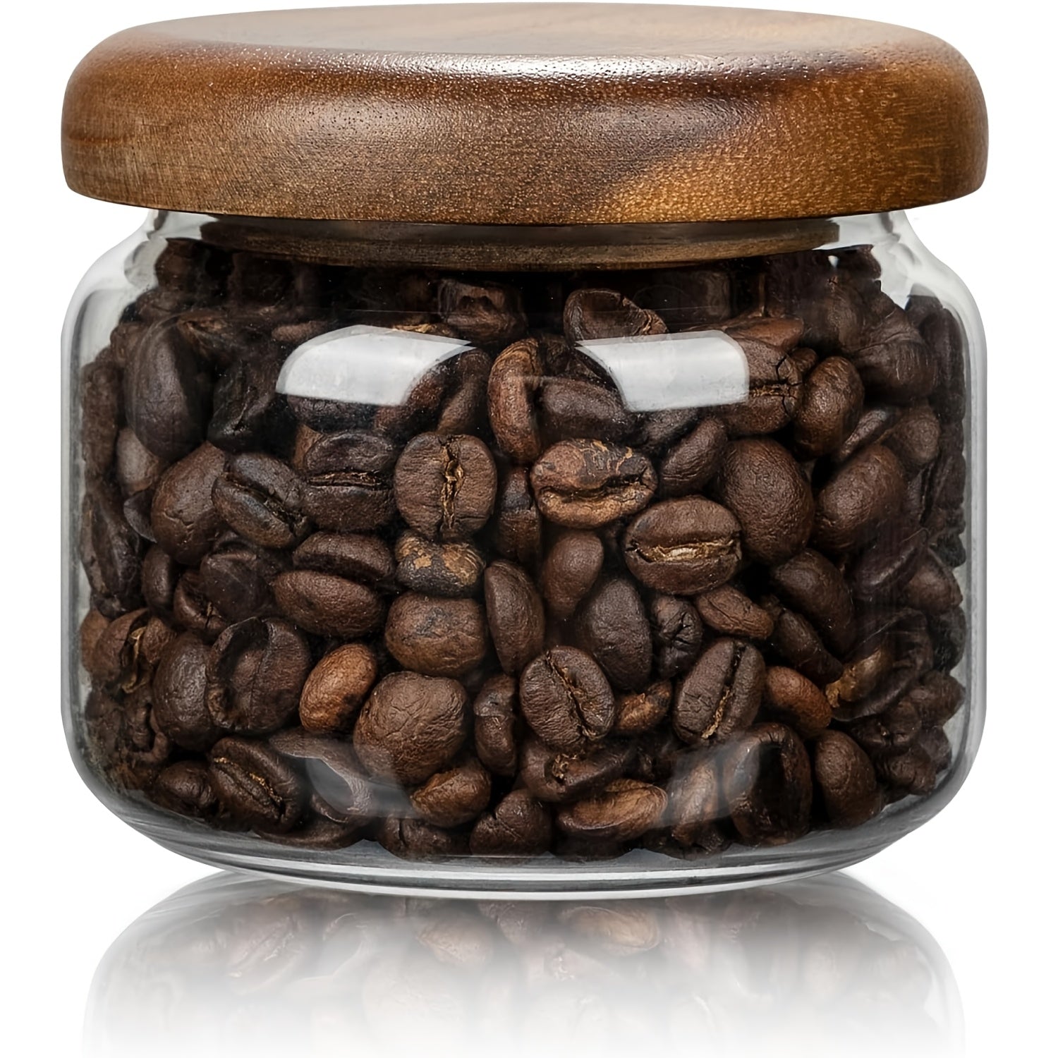 Airtight Glass Jars 4\u002F6 Pack Airtight Glass Jars | Freezer-Safe Pantry Containers for Coffee, Rice, Sugar, Beans - Spin Lids, Kitchen & Pantry Organization (4 or 6 Bottles)