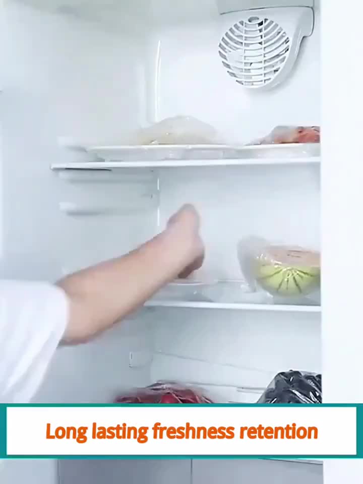 1200\u002F600\u002F200pcs Food Grade Plastic Wrap Covers for Freshness, 200\u002F600\u002F1200pcs, Colorful Disposable Food Covers, Fruit and Vegetable Saran Wrap for Kitchen, Picnic, BBQ - Safe for Food Contact